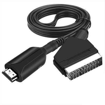 HD Multimedia Interface To SCART Cable Portable High Definition Multimedia Interface To SCART