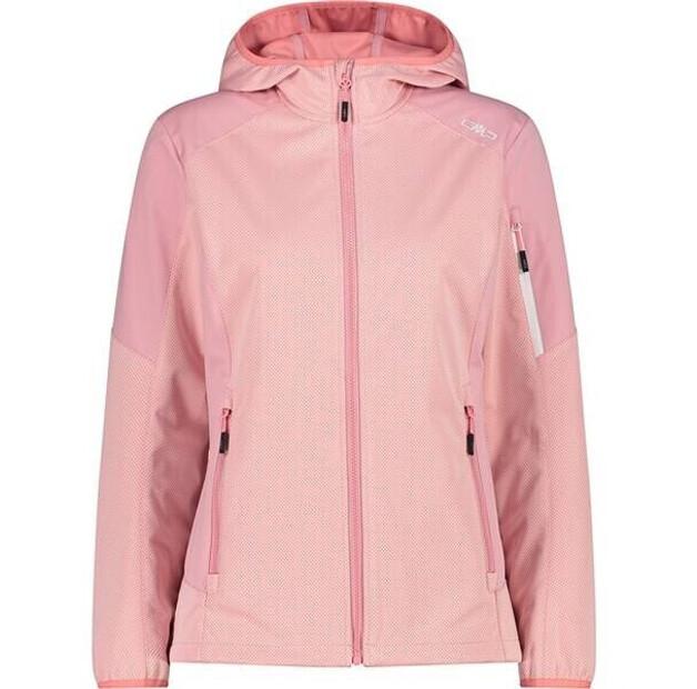 Куртка CMP Damen-Softshell-Jacke mit Jacquard-Gewebe EU 42