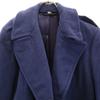 US AIR FORCE 50s Vintage Wool Blend Wool coat 35XS blue Military Overcoat Men's Used
