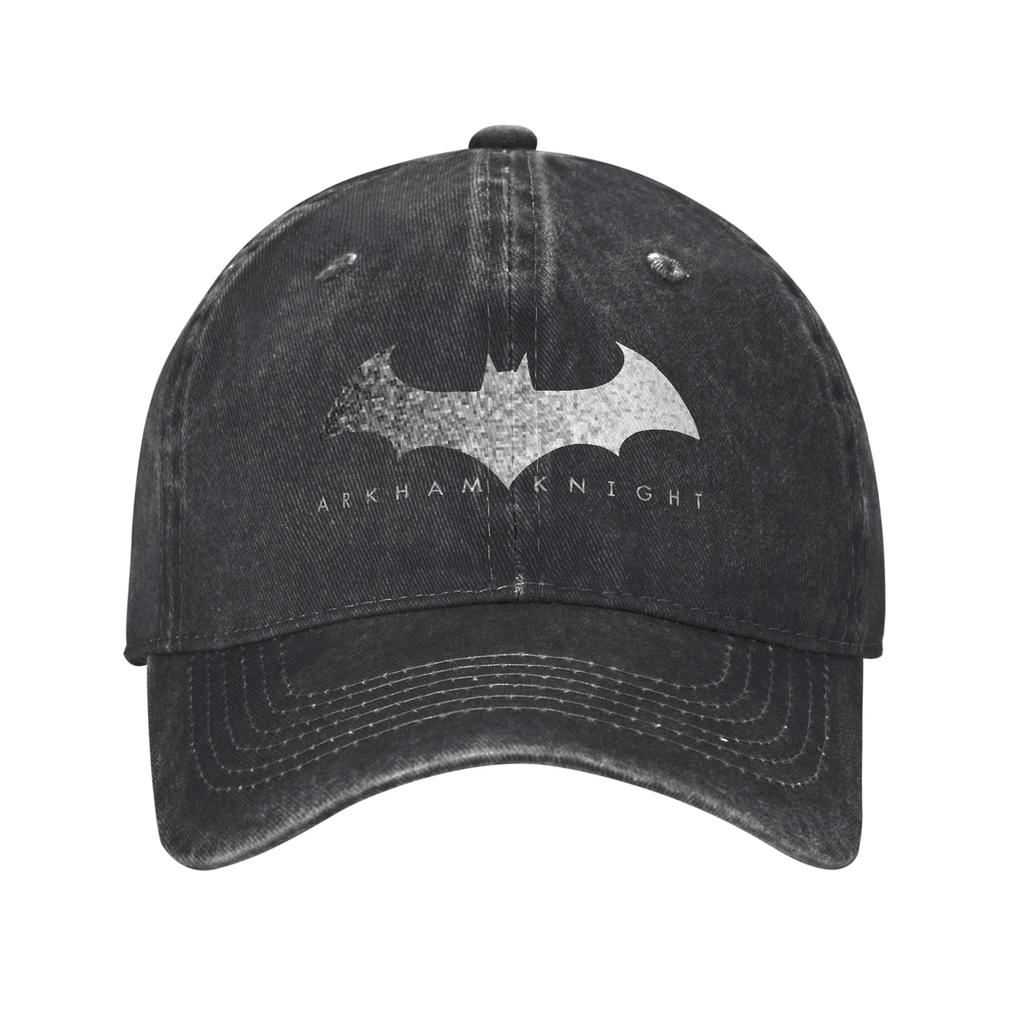 BatUnisex Symbol  Grainy Logo Unisex Style Baseball Cap  Distressed Washed Hats Cap Vintage Outdoor Summer Adjustable Sun Cap