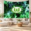 VfL Wolfsburg FC Wall Tapestry, Soft Fabric Wall Hanging, Decorative Backdrop For Bedroom Home Wall Art