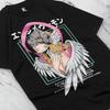 2026 Summer Hot Sale Digimon Adventure Angewomon T-shirt Men Women Vintage Streetwear Oversized T-shirt Y2K Gothic Cotton T-shirts