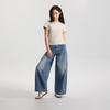 Lee Women's Slouchy Ultra-Loose Wide-Leg Jeans