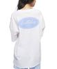 BILLABONG Women'S Eclipse Logo Loose Fit Short Sleeve T-Shirt White