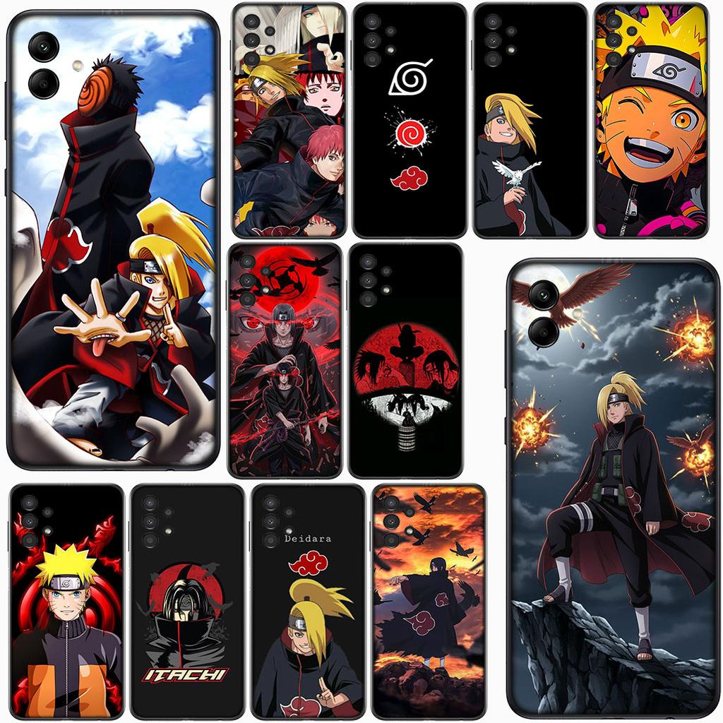 Cover for Samsung Galaxy S25 S24 S23 Fe Ultra Plus S7 Edge A05 A06 A16 A15 A35 Phone Case Akatsuki Deidara Narutos Itachi Uchiha