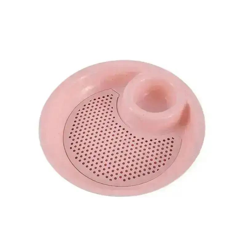 Thickened Double-layer Dumpling Plate Home Circular Grid Spaghetti Drain Plate Kitchen Plastic Fruit And Vegetable Drain Plate