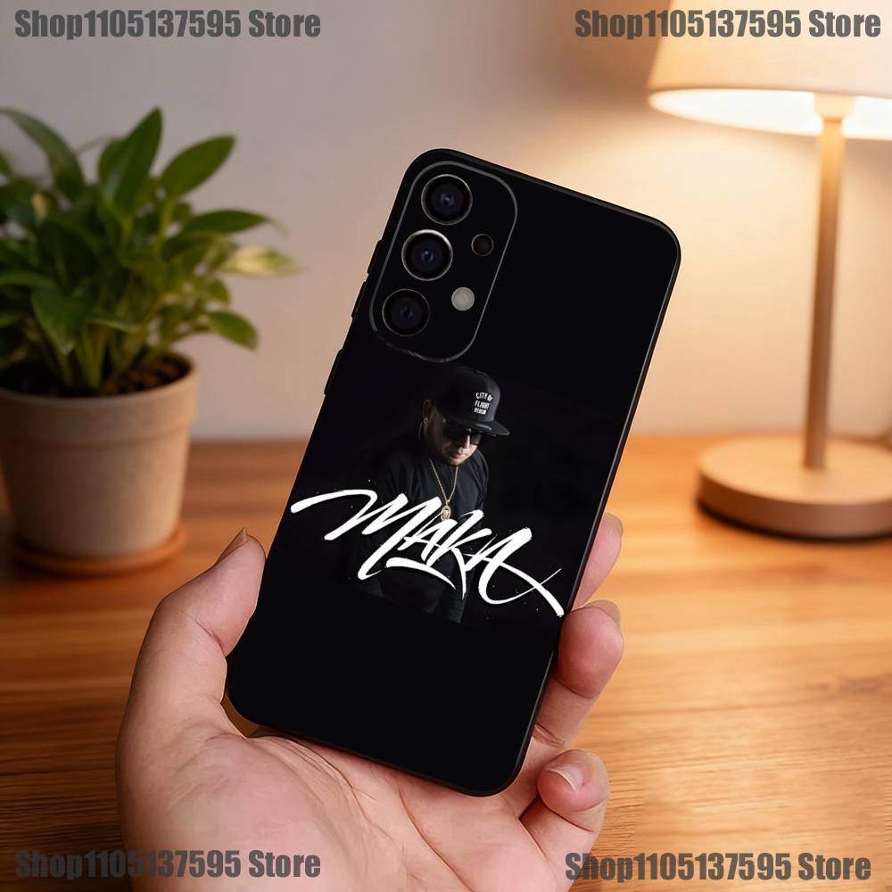 2025 Tour Rapper Maka Aura Phone Case For Samsung S25,S24,S21,S22,S23,S30,Ultra,S20,Plus,Fe,Lite,5G Black Cover