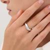 Hyeres-lor Etreve Silver (W) Note Wave Ring HL2R59241W9