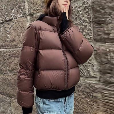New Style Women's Winter Short Thickened Cotton Coat Loose Bread Coat Korean Style Western Style Small Cotton Padded Jacket