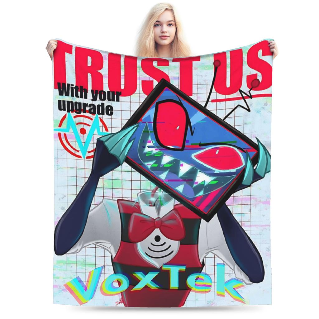 Vox  Blanket Hazbines Hoteles Warm Funny Plush Bedding Throws For Kids Living Room Flannel Bedspread Bed Cover