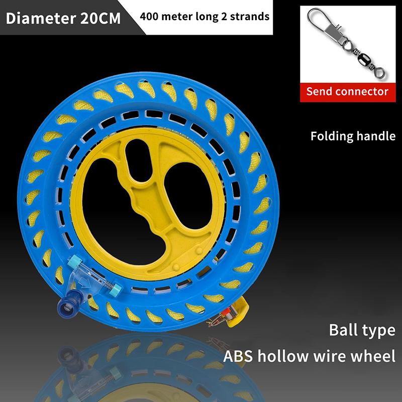 1 Piece Outdoor Round Grip For Fying Kites 100-400M Kite Reel Winder Fire Wheel String Flying Handle Tool Twisted String Line