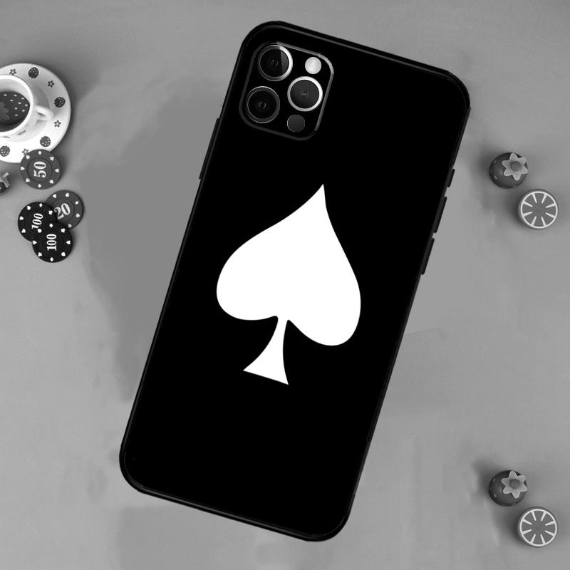 

Ace of Spades Phone Case For iPhone 17 Air 13 16 15 11 12 14 Pro Max 13 12 mini 15 16 Plus 16e Cover Funda iPhone 14 Pro