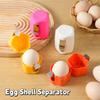 Professionell äggskalsseparator Plommonblommaformad äggknäckare Äggskalsöppnare Kök