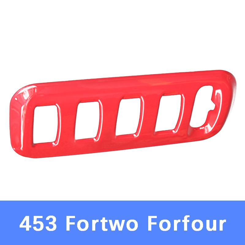 

Украшение переключателя фар автомобиля из АБС-пластика для Smart 453 Fortwo Forfour, хромированная многофункциональная кнопка управления, модификация