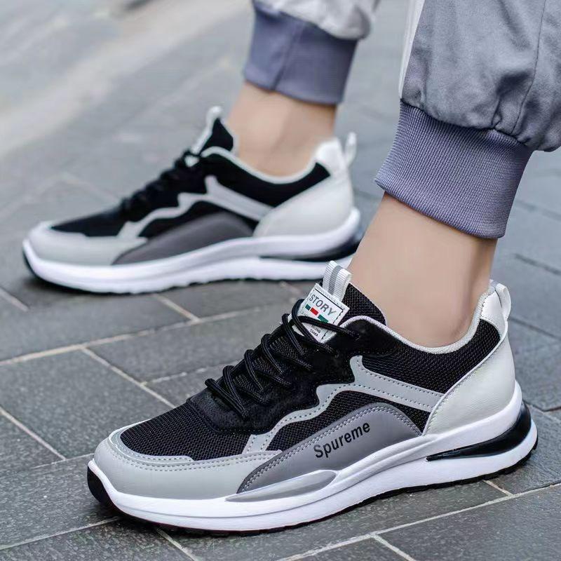 Spring and Summer Casual Shoes Men's Shoes Breathable Mesh Shoes Men's Sports Shoes Young and Young Students Running Trendy Shoes