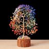 Fengshui Crystal Tree Figurine Bonsais Ornament for Attracting Wealth Good Luck Spiritual Gift Home and Office Decors