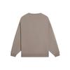 Li Ning Sweatshirts Unisex Pottery Clay Brown Crew Neck Moderate Regular AWDSC99-5