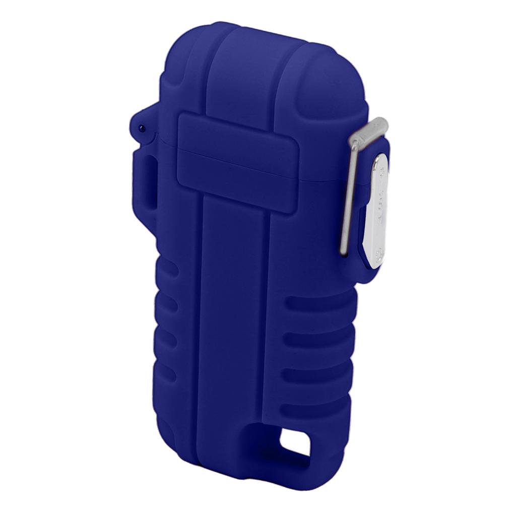 USB Rechargeable Lighter Windproof Dual Arc Lighter Waterproof Flameless Electric Lighter with