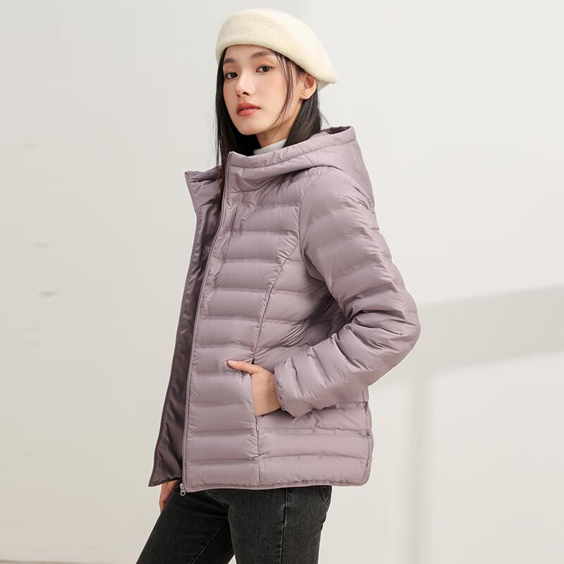Женский пуховик Yaya 2024, легкий, короткий, с капюшоном 2XL