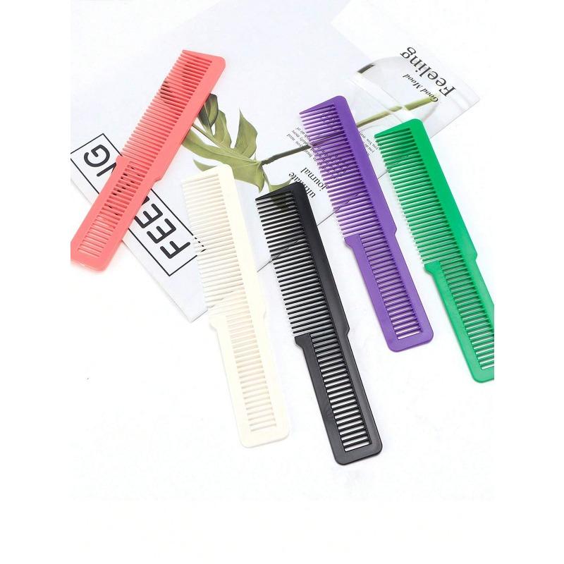 1pc Hair Cutting Comb Barber Comb Professional Styling Plastic Comb Household Salon Barber Styling Hair Comb For Stylists And Barbers, Hair Brush