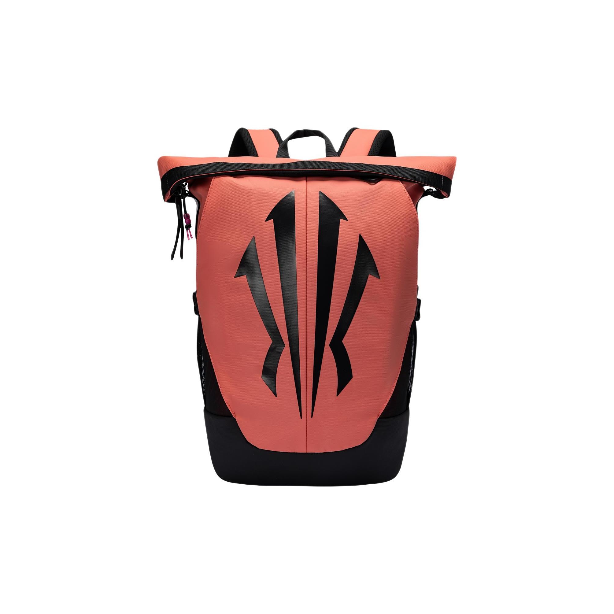 Anta Kyrie Shield Large Capacity Fashion Versatile Fabric Backpack Unisex Backpack Brick-Red 192541166D-3 Brick Red