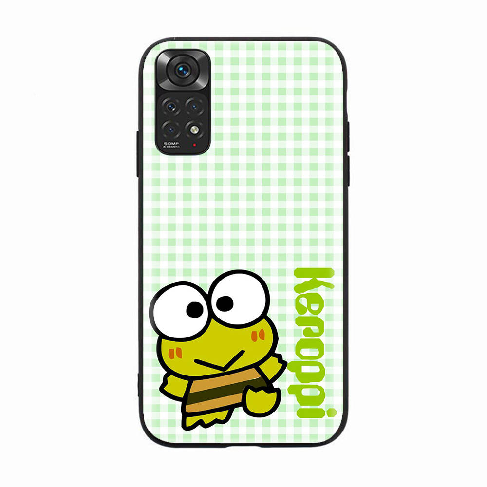 Schwarze Hülle für OPPO Reno 8 6 5 4 Pro Plus Find X3 A17 A3 A31 A38 A40 A53 A54 A55 A74 A76 A78 A77 A80 A94 A95 A96 Lite H-34 Frog Keroppi