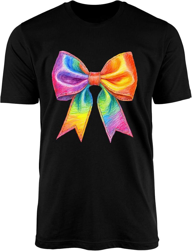 Rainbow Bow Graphic T-shirt