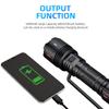High Power Search Zoom Flashlight Strong Light Tactical Torch Camping Adventure Emergency Spotlight Flashlight With Fluorescent