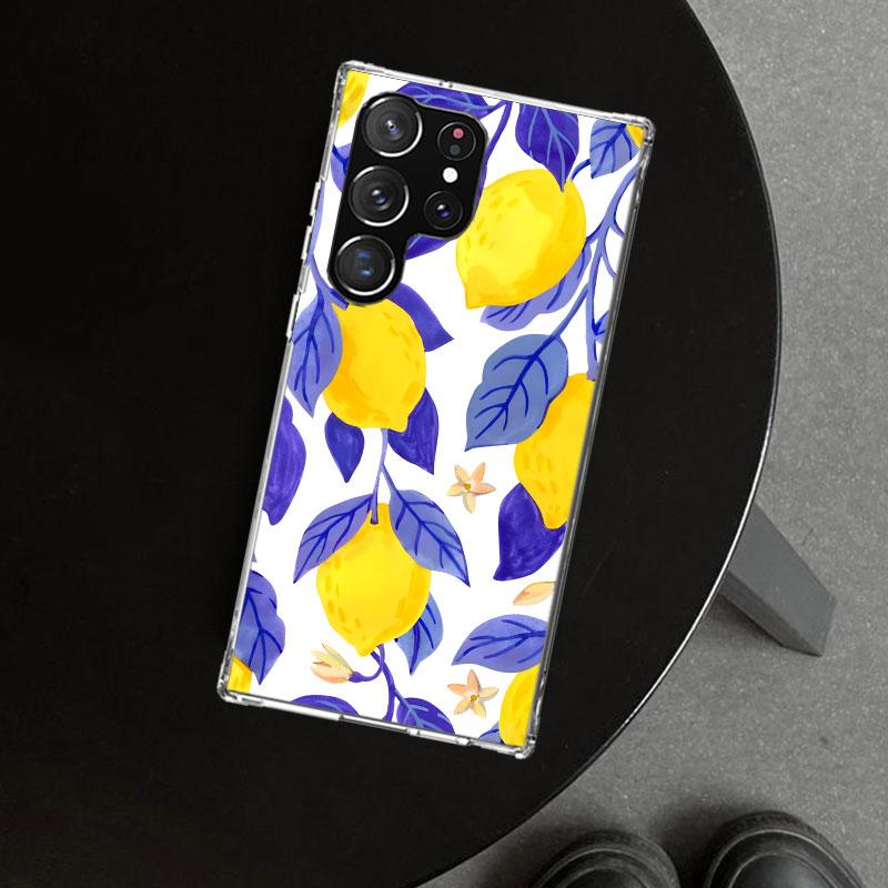 Citrus Limon Linnaeus Phone Case Cover for Samsung Galaxy S26 S25 Edge S24 S23 Ultra S22 Plus S21 FE S20 + Art Customized Fundas