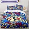 3pcs Duvet Cover Set (1*Duvet Cover + 2*Pillowcase, Without Core), Club America Print Soft All‑Season Bedding Set, Home Bedroom Decor Gift