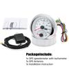 Waterproof 85mm GPS Speedometer Tachometer 0-8000 RPM 7 Colors Backlight Turn Signal Light For Marine Boat Car Universal 12V24V