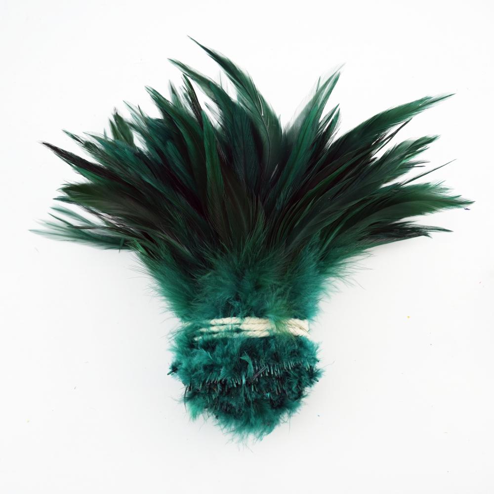 Whole 900PCS Fade Rooster Feathers Dyeing 5-6" Hackle 12-15 Cm Strung DIY Chicken Plume Jewelry Costume Hat Party Mask