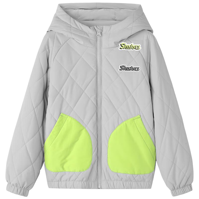 Skechers Kids  Quilted Hooded Jacket 140