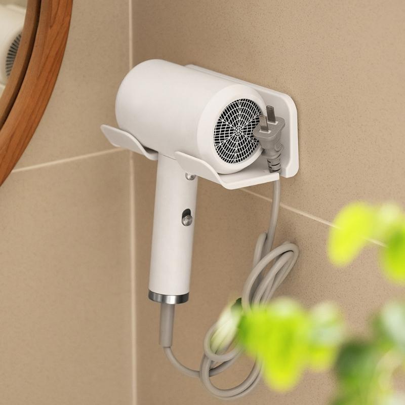 Wall Mounted Rack Hair Dryer Holder Hair Straightener Storage Shelf Top Sale