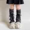 Sock Sleeves Fashionable Tie Bowknot Girls Stackable Socks Comfortable Leg Cover for Daily Wear and Parties