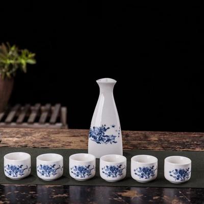 Japanese Style Antique Ceramic Wine Set