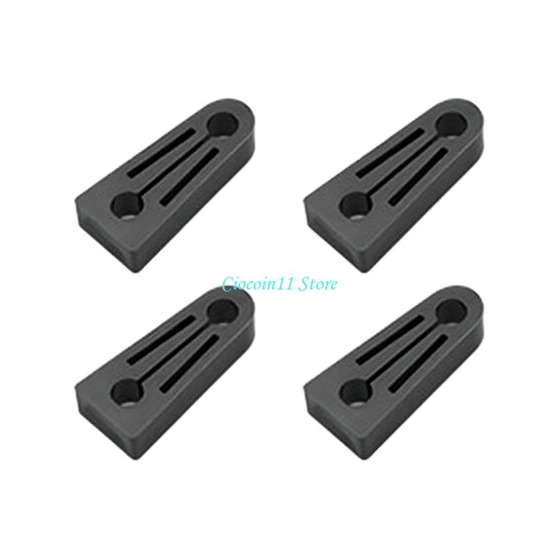 Y1UB 4Pcs Universal Silicone Door Bumpers for Noise Reduction Impact in Vehicles Easy to Install