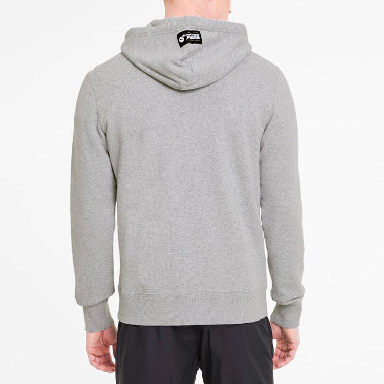 Puma Hoodie With The Hundreds Collaboration Men Tops Grey 596749-04