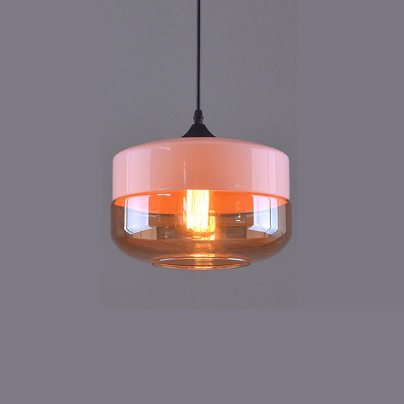 Nordic Retro Glass Pendant Light for Dining, Living Room, Bar, Cafe