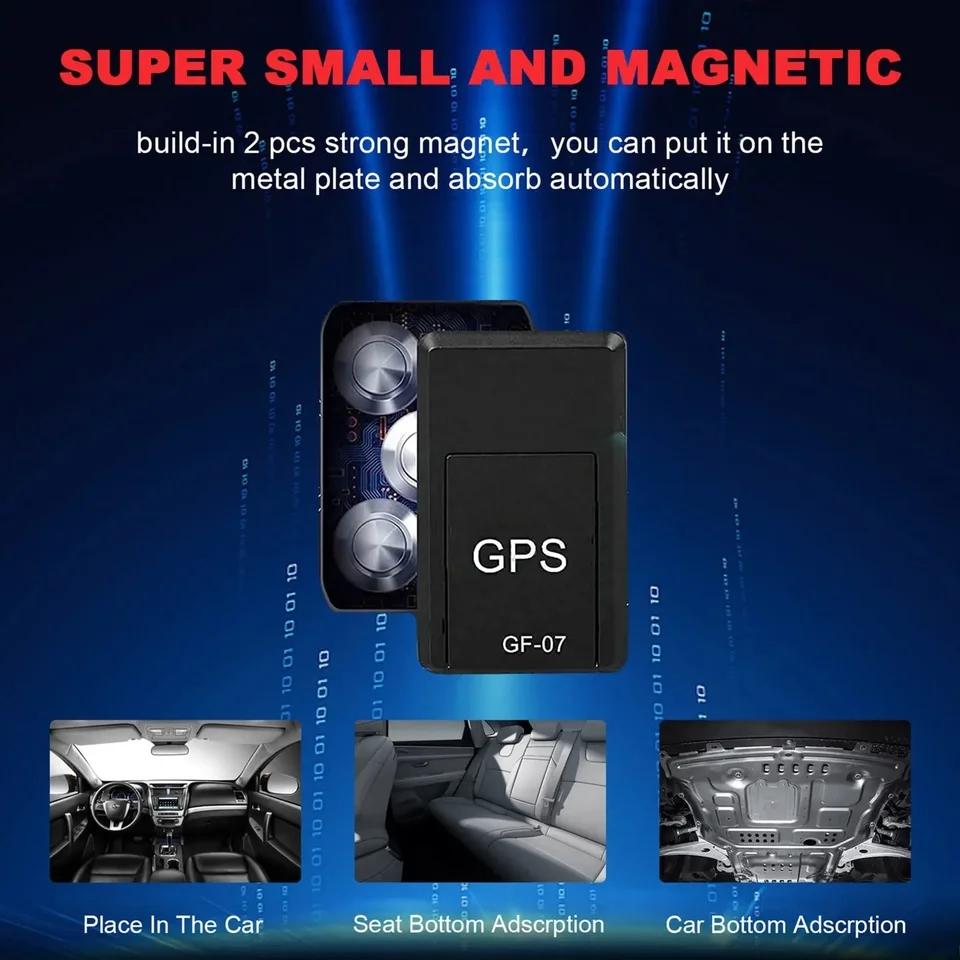 Mini GF07 GPS Car Tracker Real Time Tracking AntiTheft Anti Lost Locator Strong Magnetic Mount SlMMessage Positioner