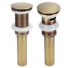 Brass Popup Drain Stopper Bathroom Basin Sink Draining Without Overflow Accessory Drain Stopper Without Overflow