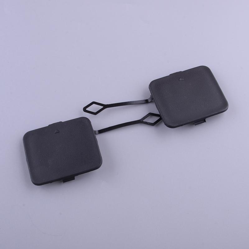 

51127272415 415 51122452510 1 Pair Rear Left & Right Bumper Tow Hook Eye Covers Caps 51127272 Fit For BMW X3 F25 2011-2013 2014