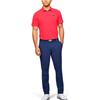Under Armour Polo Shirts Men's Red Polo Collar Moderate Straight Fit 1350035-628