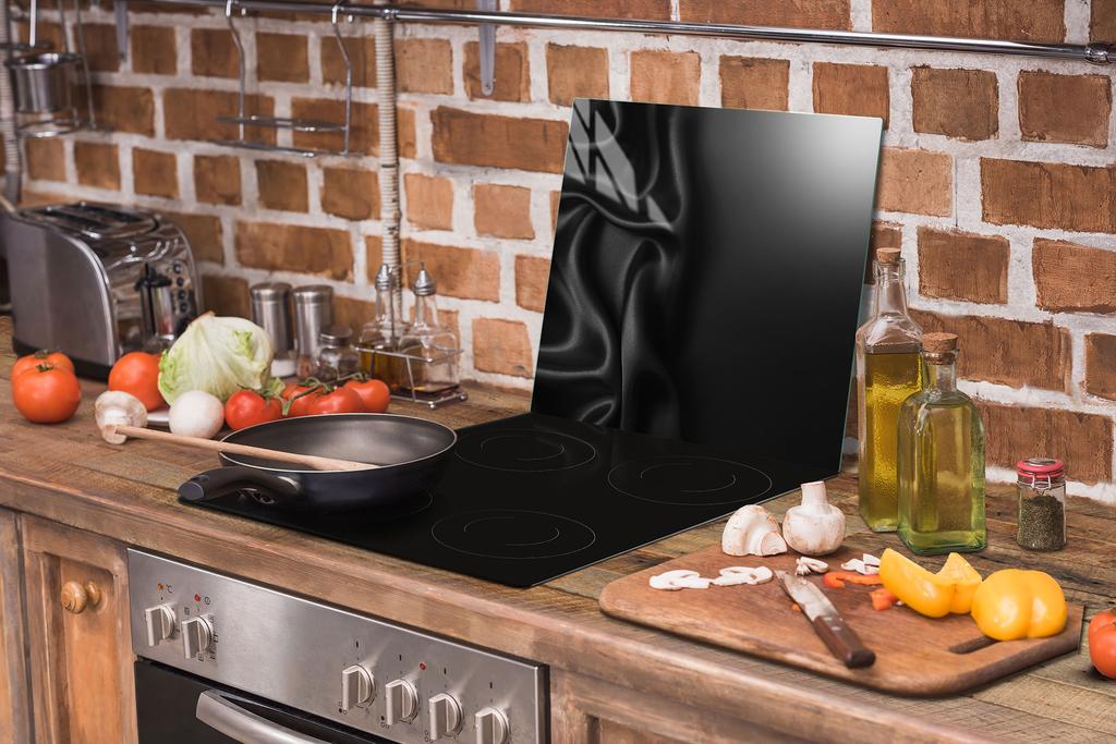 Glass protective plate for the stove 50x52 Velvet