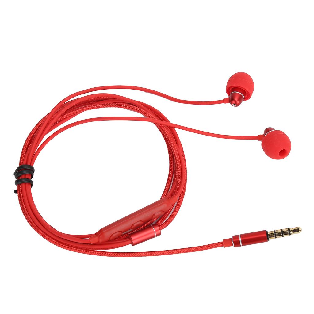 MS28 HiFi Soundproof Earphone with Mic Portable Wired Earbuds Headphone for Outdoor