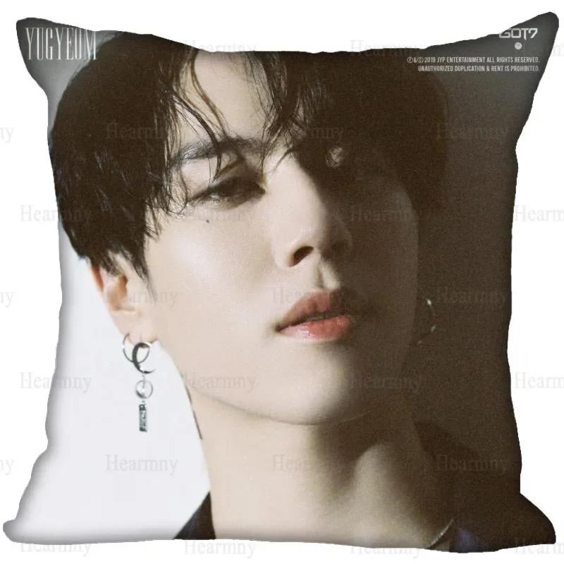 New KPOP GOT7 Pillow Case For Home Decorative Pillows Cover Invisible Zippered Throw PillowCases 45X45cm 0512