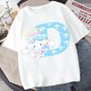 Mickey Mouse Child Birthday Clothes Girl Boy Number T Shirt Cartoon Print Kids Tee Baby Top Summer Infant Cute Short Sleeve Gift