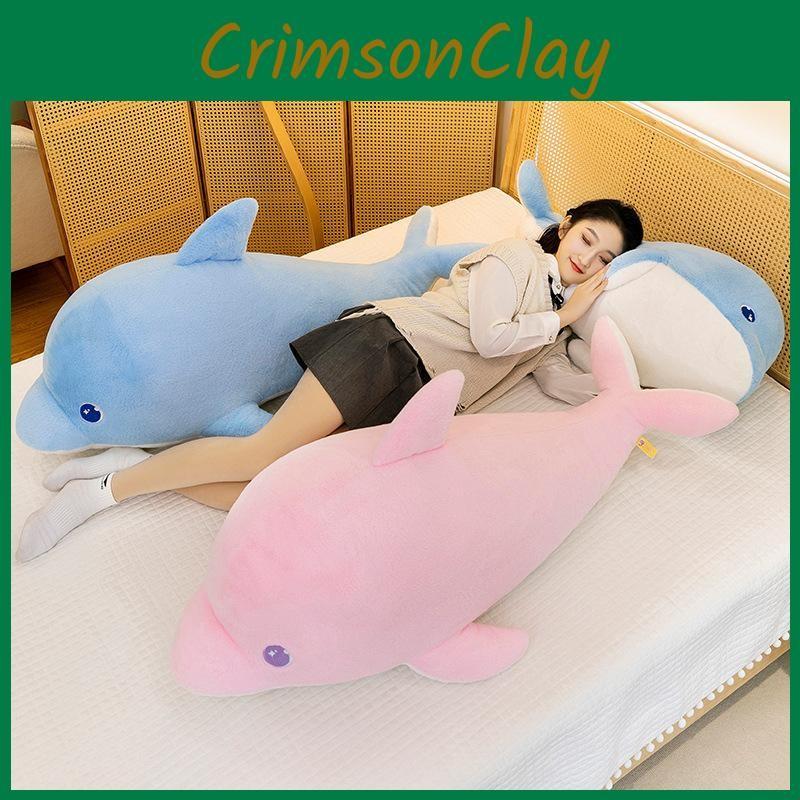 Cute Cartoon Dolphin Plush Toy Children Toy Pillow For Sofa And Decoration Room