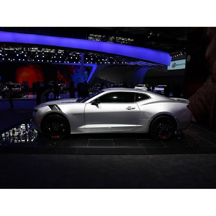 2 szt. Błyszczące Naklejki Paski Hash Marks na Błotnik Boczny Dla Chevy Corvette Camaro