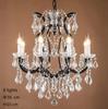 European retro crystal chandelier E14 attic living room bedroom home decoration luxury villa dining room candle LED chandelier